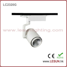 Hot Sales 20W White/Black COB Track Light for Museum LC2320g